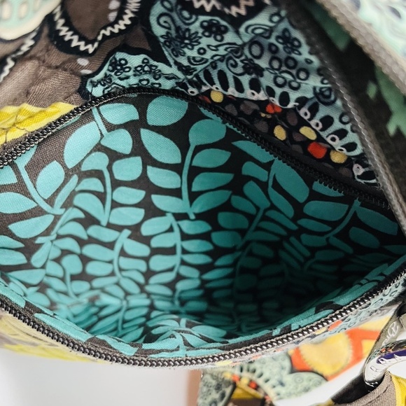 Vera Bradley Hipster Crossbody Bag in Flower Shower Retired Print Colorful - Picture 9 of 16